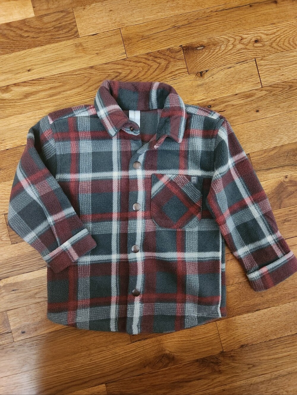 Boys Fleece Shirt Jacket